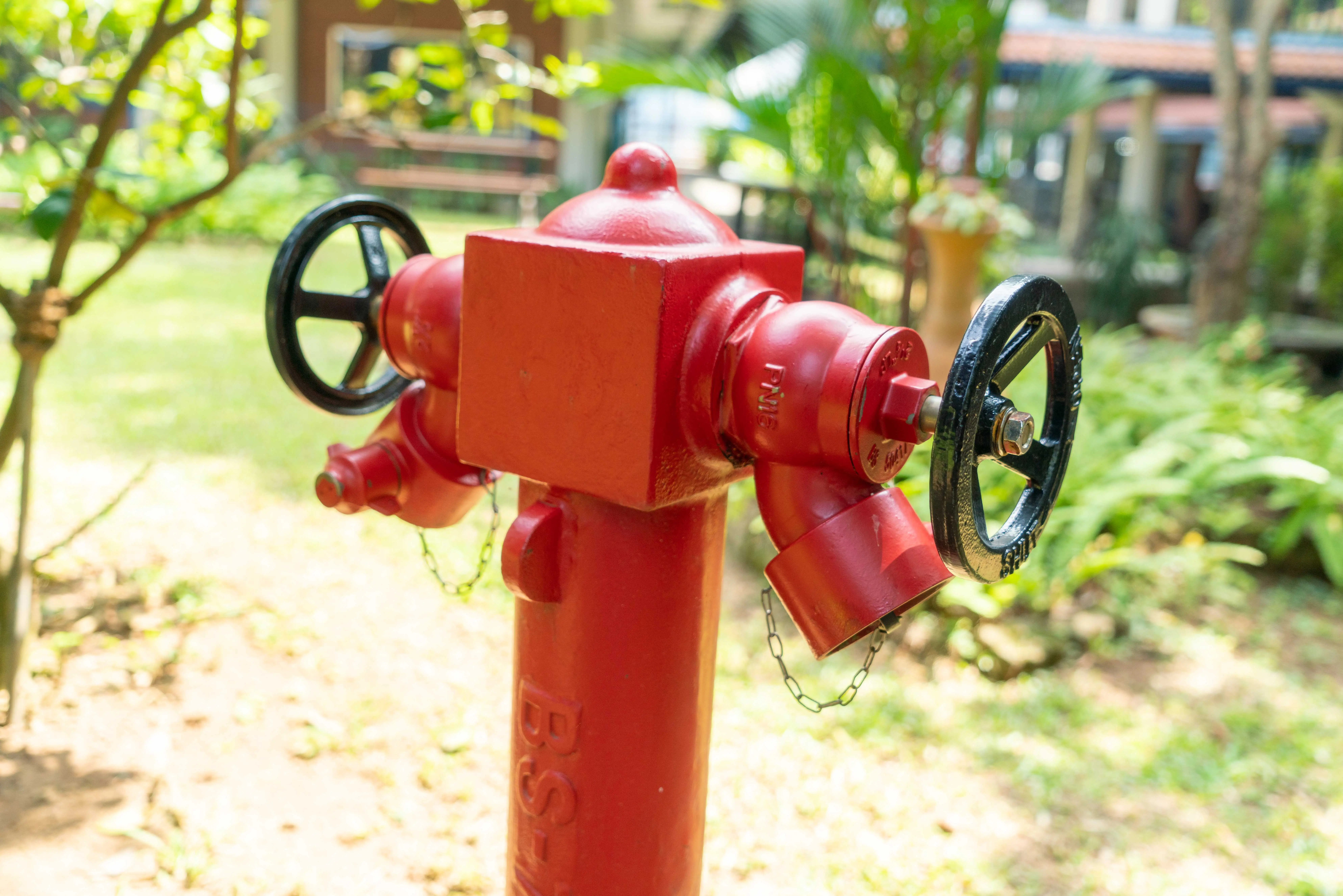 Image about Fire Hydrant and Hose Reel System
